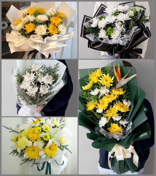 广东揭阳市揭东区云路镇云新村白事花束代送